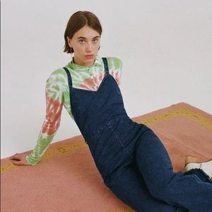 Paloma Wool Recycled Denim Jumpsuit (42)